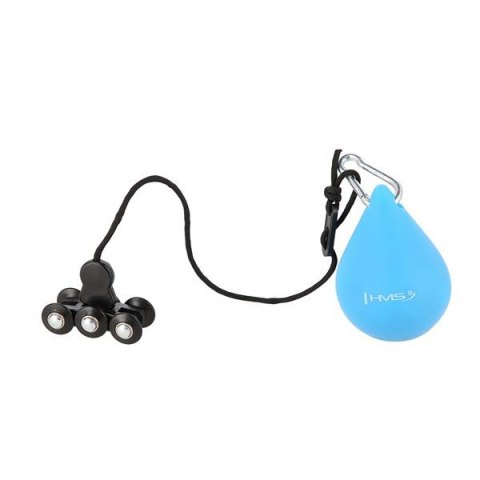 HMS ZESTAW HULA HOP HHW01 BLUE Z WYPUSTKAMI I OBCIĄŻNIKIEM HMS + PAS BR163 RED