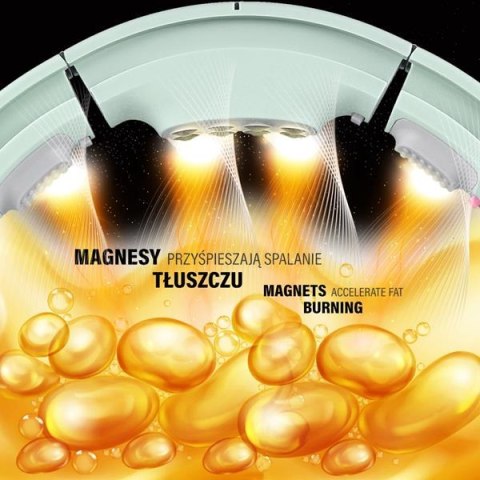 HMS ZESTAW HULA HOP MAGNETYCZNY GREEN HHM13 Z LICZNIKIEM HMS + PAS WYSZCZUPLAJĄCY BR163 RED