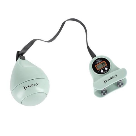 HMS ZESTAW HULA HOP MAGNETYCZNY GREEN HHM13 Z LICZNIKIEM HMS + PAS WYSZCZUPLAJĄCY BR163 RED