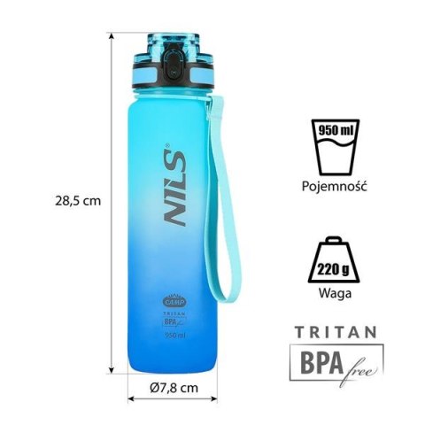 NILS CAMP NCD04 BUTELKA NIEBIESKA TRITANOWA NILS CAMP