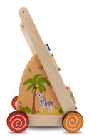 Pchacz jeździk dla dziecka drewniany chodzik interaktywny GIGANT XXL 55 cm