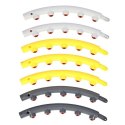HMS HHP005 GREY-YELLOW HULA HOP MASUJĄCY Z MAGNESAMI 85CM HMS