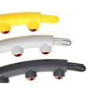 HMS HHP005 GREY-YELLOW HULA HOP MASUJĄCY Z MAGNESAMI 85CM HMS
