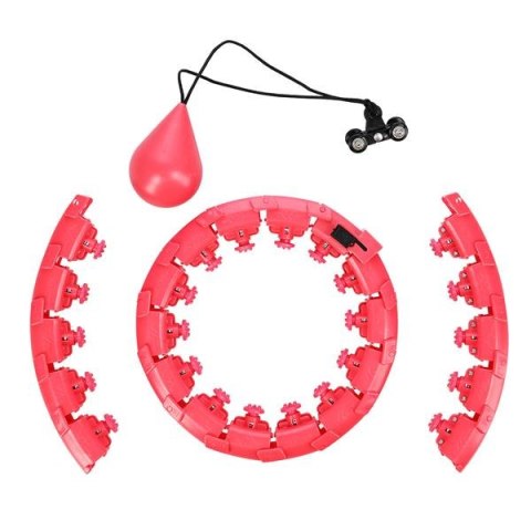 INNY FH01 RED HULA HOP Z OBCIĄŻNIKIEM