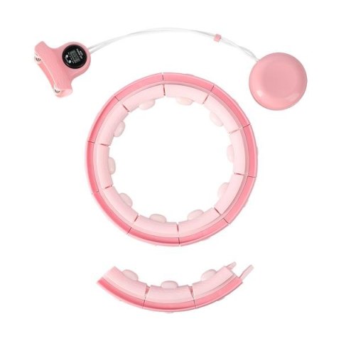 INNY FH02 PINK HULA HOP Z OBCIĄŻNIKIEM + LICZNIK