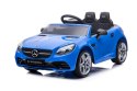 Jeździk na akumulator Mercedes BENZ SLC300 Cabrio dźwięki, światła, pilot - niebieski