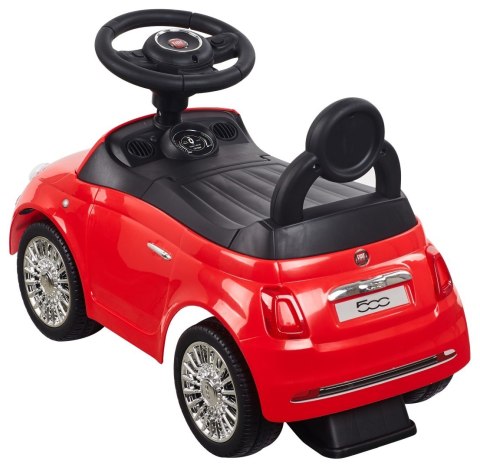 Jeździk pchacz chodzik Fiat 500 - Corallo czerwony