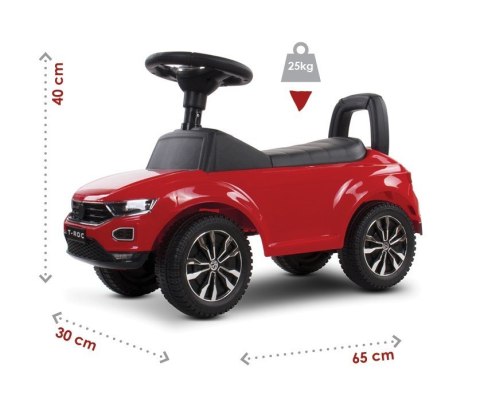 Jeździk pchacz chodzik Volkswagen T-Roc czerwony