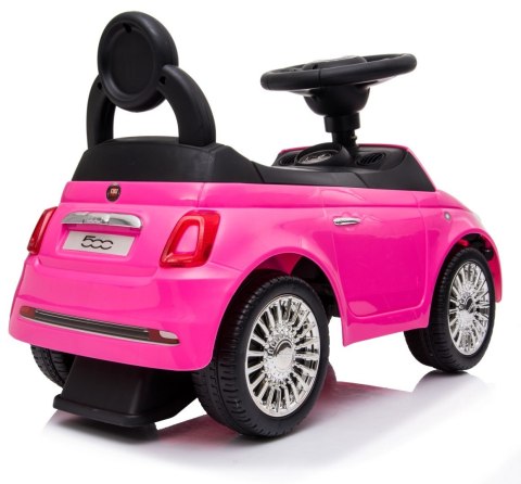 Jeździk pchacz chodzik Fiat 500 - Rosa różowy