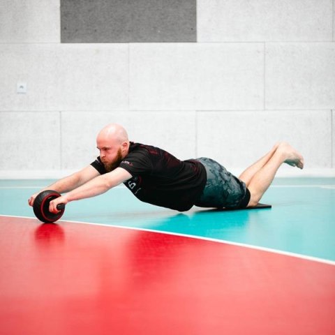 HMS WA14 KÓŁKO DO ĆWICZEŃ MIĘŚNI BRZUCHA + MATA HMS