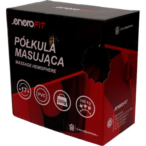 PÓŁKULA SENSORYCZNA DO MASAŻU DIAMENT BORDOWA ENERO FIT