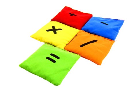 Woreczki gimnastyczne Akson ZESTAW ZNAKI MATEMATYCZNE