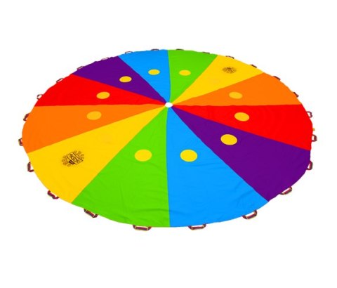 Chusta Edukacyjna AKSON 3m Zestaw duże koła + 9 kształtów