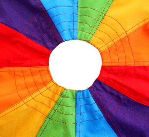 Chusta Edukacyjna AKSON 3m Zestaw duże koła + 9 kształtów