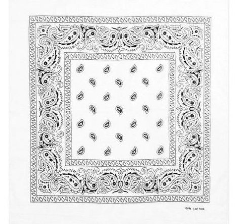 Chustka bandamka wzór klasyczny