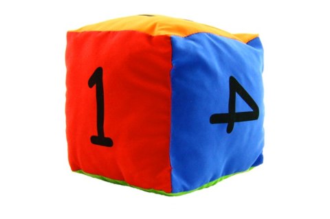 Kostka edukacyjna 10 cm - Cyfry