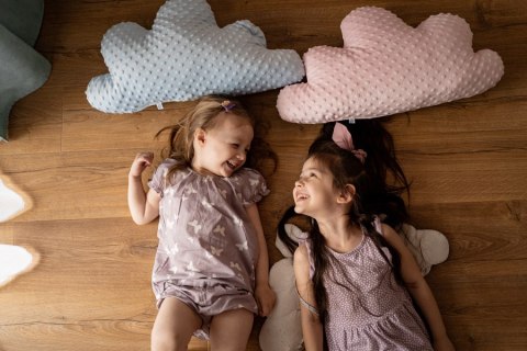 Dream Pillow poduszka CHMURKA plusz minky 60 X 40 cm 1 szt. - BŁĘKITNY