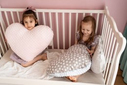 Dream Pillow poduszka SERCE plusz minky 50 x 60 cm 1 szt. - BŁĘKITNY