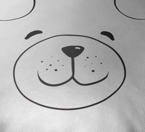 Dream Pouf MIŚ pufa poduszka ekoskóra 1 szt. - FUKSJA