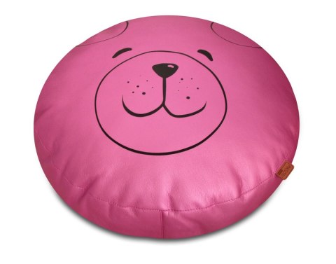 Dream Pouf MIŚ pufa poduszka ekoskóra 1 szt. - SREBRNY