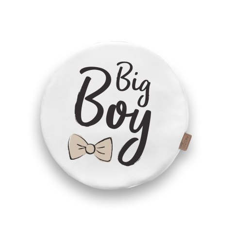 Poduszki białe ekoskóra NAPISY 1 szt. 6 cm AKSON - Kotek - Little Princess