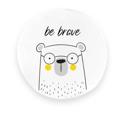 Poduszki ekoskóra ZWIERZĄTKA AFIRMACJE 3 cm 1 szt. AKSON - KRÓLIK