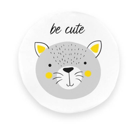 Poduszki ekoskóra ZWIERZĄTKA AFIRMACJE 3 cm 1 szt. AKSON - ŻYRAFA