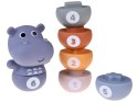 Zestaw gumowych zwierzaków kręgle piłka ZOO dla dzieci ZA4818