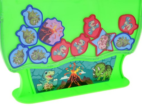 Gra zręcznościowa strategiczna połącz 5 Dinozaury układanka GR0614