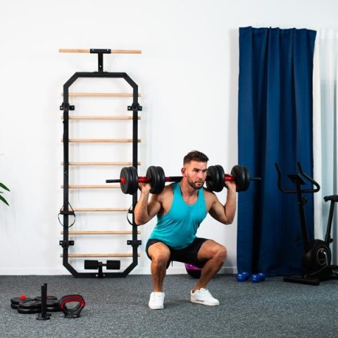 HMS SGN120 PRO SET 6W1 ZESTAW CIĘŻARÓW 20KG HMS