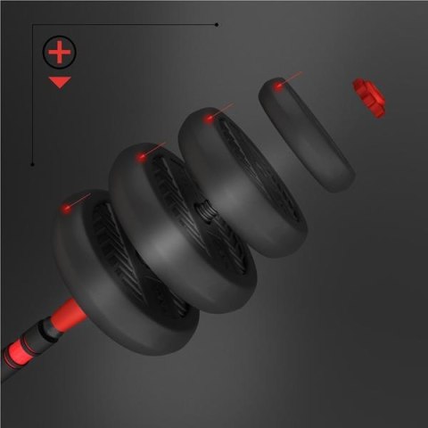 HMS SGN140 PRO SET 6W1 ZESTAW CIĘŻARÓW 40KG HMS