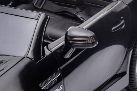 Jeździk na akumulator Mercedes BENZ SLC300 Cabrio dźwięki, światła, pilot - czarny