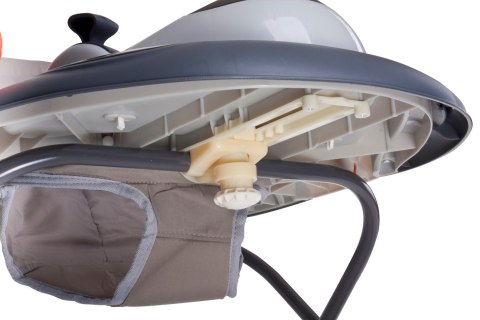 Chodzik dla dziecka ze stoperami i kierownicą - szary