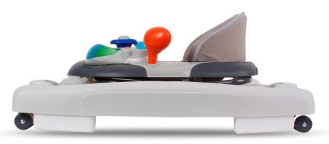 Chodzik kołyska z kierownicą - szary