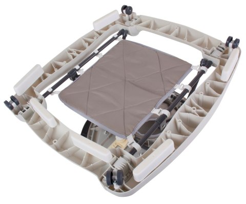 Chodzik kołyska z kierownicą - szary