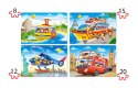 Puzzle 4w1 8,12,15,20-elementów Travel the World