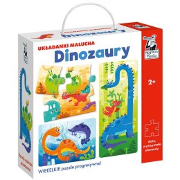 Układanki Malucha Dinozaury duże puzzle 2+ KS0678