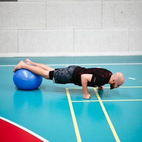 HMS YB01 NEW 55CM BLUE PIŁKA GIMNASTYCZNA HMS