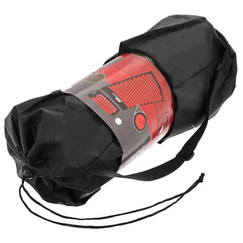 MATA Z PODUSZKĄ DO AKUPRESURY JOGI MASAŻU ZIELONO BRĄZOWA 68x42x2CM EB FIT