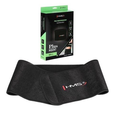 HMS BR163 PAS NA BRZUCH WYSZCZUPLAJĄCY BLACK PLUS SIZE HMS