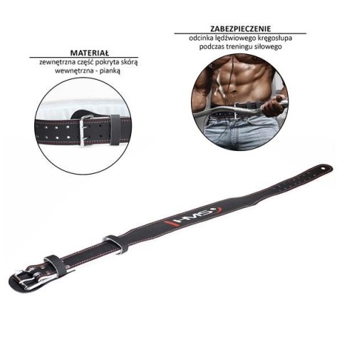 HMS PA3778 BLACK ROZM. M PAS DO ĆWICZEŃ SIŁOWYCH HMS