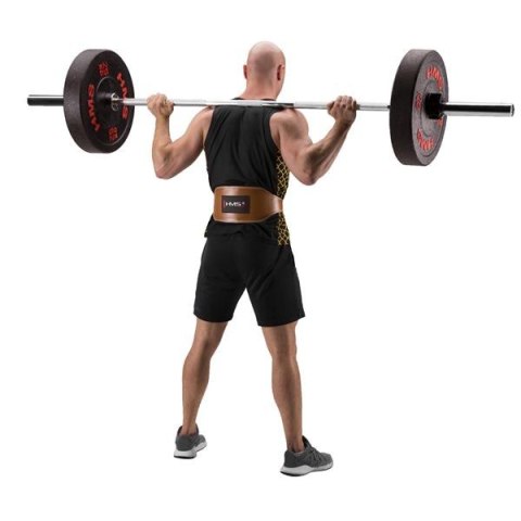 HMS PA3998 BROWN ROZM. XXL PAS DO ĆWICZEŃ SIŁOWYCH HMS