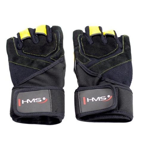 HMS RST01 BLACK/YELLOW ROZM. XXL RĘKAWICE NA SIŁOWNIĘ HMS