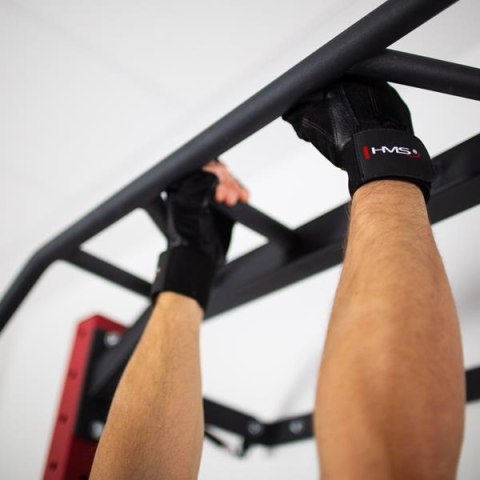 HMS RST04 BLACK ROZM. S RĘKAWICE NA SIŁOWNIĘ HMS