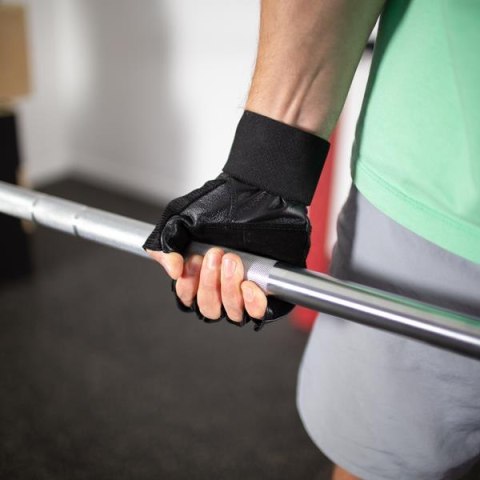 HMS RST04 BLACK ROZM. S RĘKAWICE NA SIŁOWNIĘ HMS