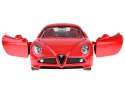 Auto metalowe model Alfa Romeo 8C Competizione skala 1:32 światła ZA4607
