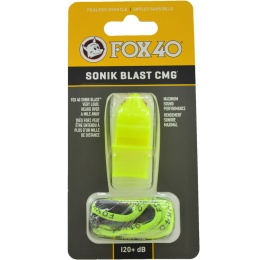 Gwizdek Fox 40 CMG Sonik Blast neonowy żółty
