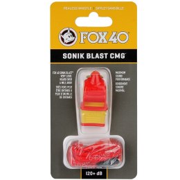 Gwizdek Fox 40 CMG Sonik Blast czerwono/żółty