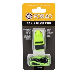 Gwizdek Fox 40 CMG Sonik Blast zielony fluo