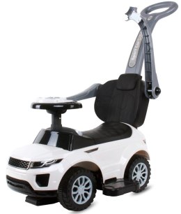 Jeździk pchacz chodzik dla dziecka z rączką i obejmą Sport car - biały